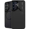 Specialty Vinyl Black Hex Texture Galaxy S24 Kickstand Case